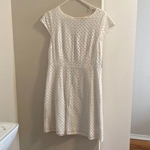 White dress with detailing